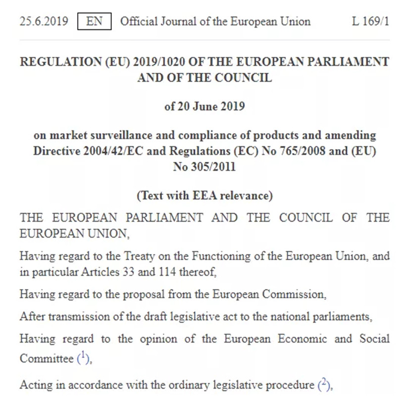A partire dal 16 luglio, i prodotti CE esportatinell\'UE saranno illegali senon hanno questo!